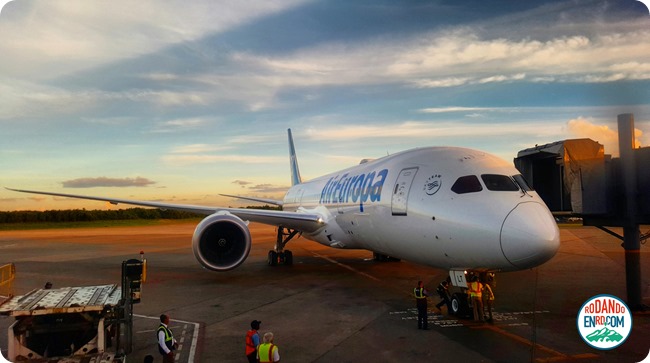 Air Europa introduce su avión mas moderno un Boeing 787 Dreamliner en ruta Santo Domingo-Madrid